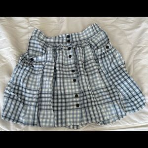 UO Plaid skirt